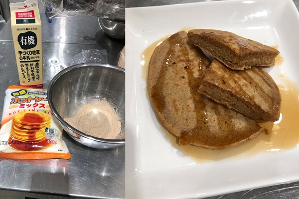 むぎこがしは小麦粉の代わりに